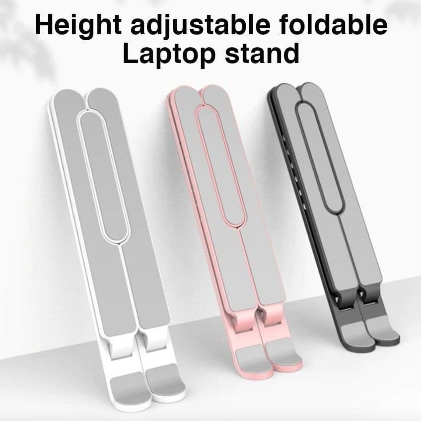Suporte para Notebook Stand Dobrável Resistente AjustáveSuporte para Notebook Stand Dobrável Resistente AjustáveSuporte Notebook Base Regulável Premium Home Office Plástico Suporte para Notebook Stand Dobrável Resistente Ajustável enviar cor aleatória