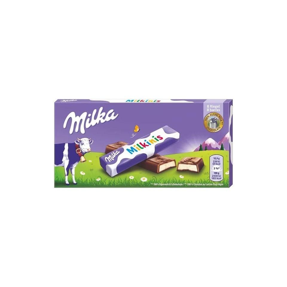 Milka Milkinis Chocolate & Leite - Importado da Polônia