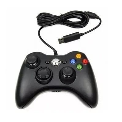 Controle Video Game Xbox 360 Com Fio Joystick Xbox360