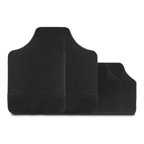 Tapete de Carro Automotivo Jogo de Tapete Borracha Universal Pvc 4 Peças Preto