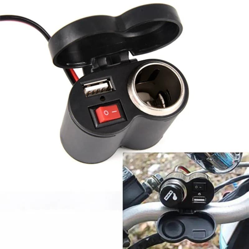 Carregador USB para Moto 12V Solução Rápida para Carregar seu Celular