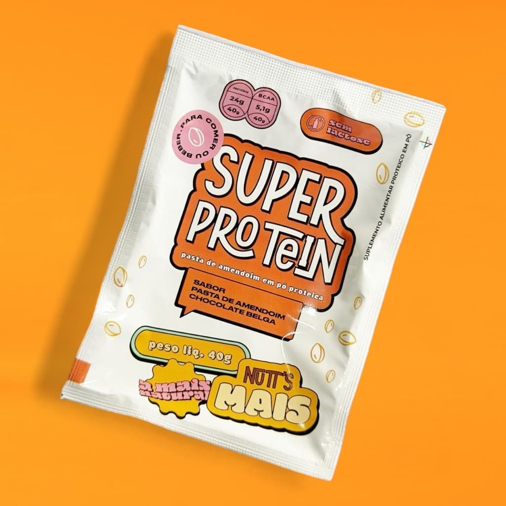 Whey Protein Zero Lactose Sabor Pasta de Amendoim Chocolate Belga 40g