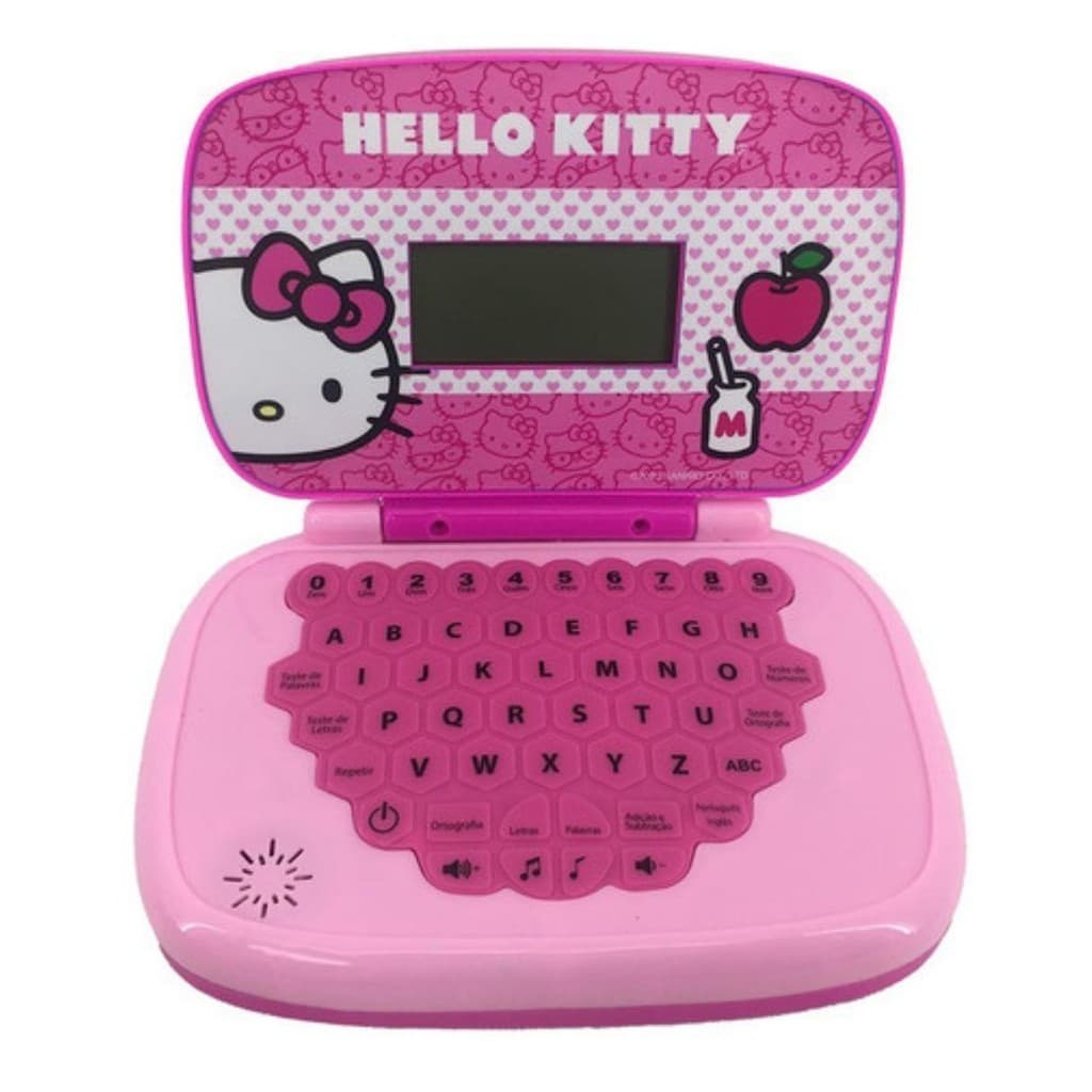🎀💻 Laptop Infantil Educativo Hello Kitty Bilíngue – Candide | 6 Atividades
