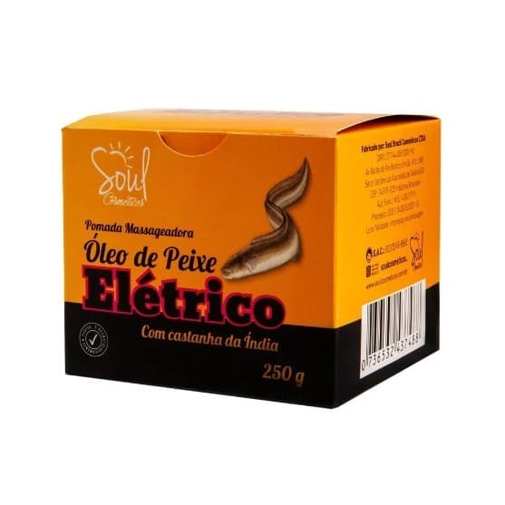 Kit c/3un Pomada Peixe Eletrico 250g - Soul