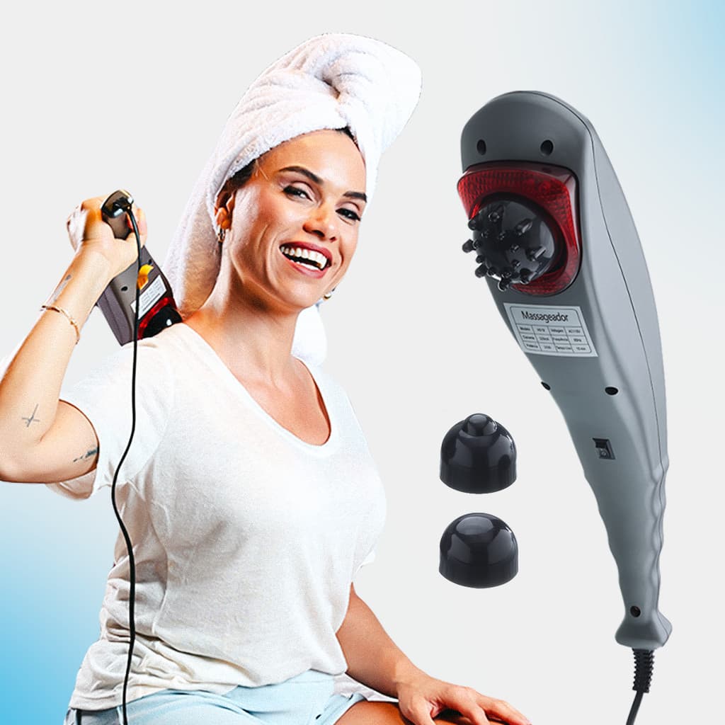 Massageador Profissional Rainhoah Corporal Elétrico Muscular