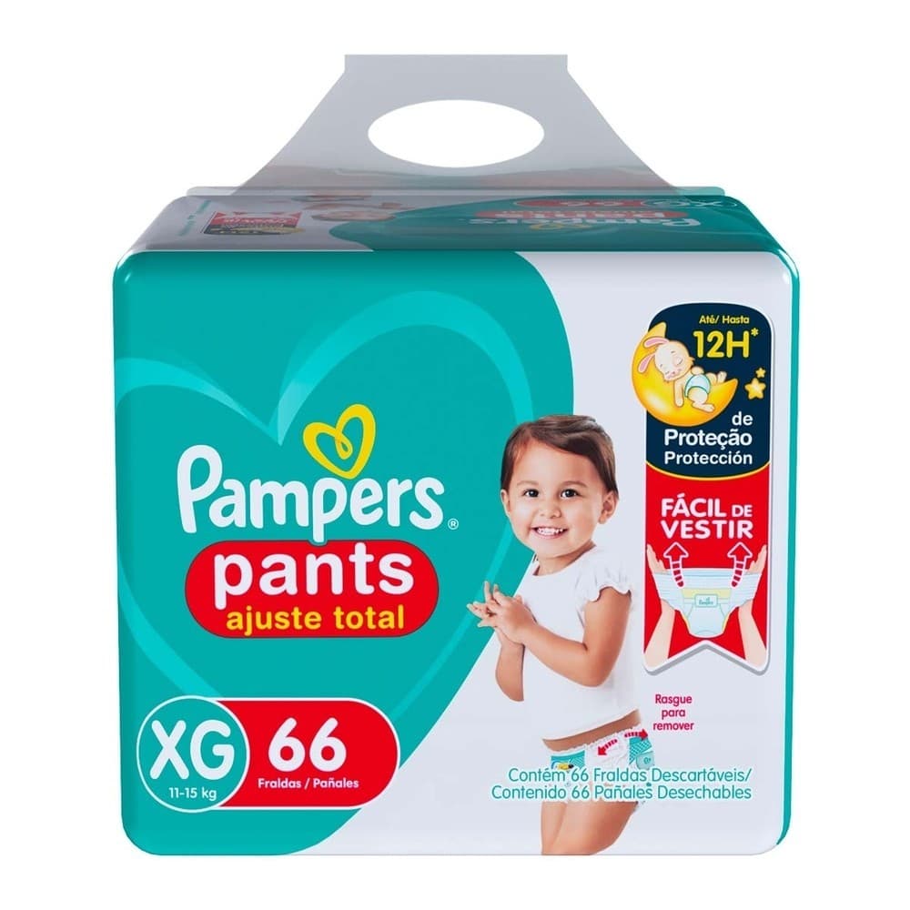 Fralda Pampers Pants Giga Xg 66Un