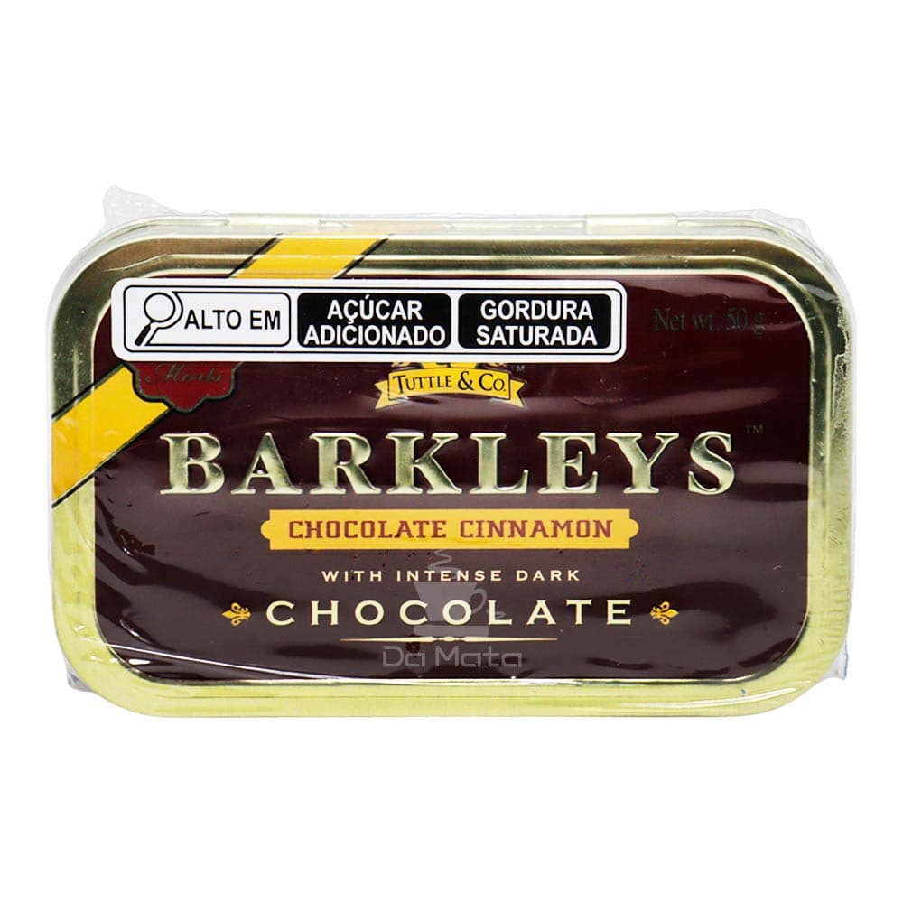 Pastilha Importada Barkleys Chocolate Cinnamon 50g