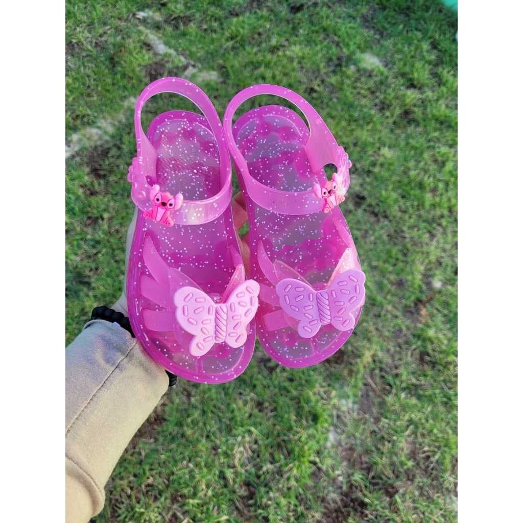 Sandalia Feminina Papete Infantil Confortável Macia Glitrer Leve Confortável Tudo Lançamento Pequena