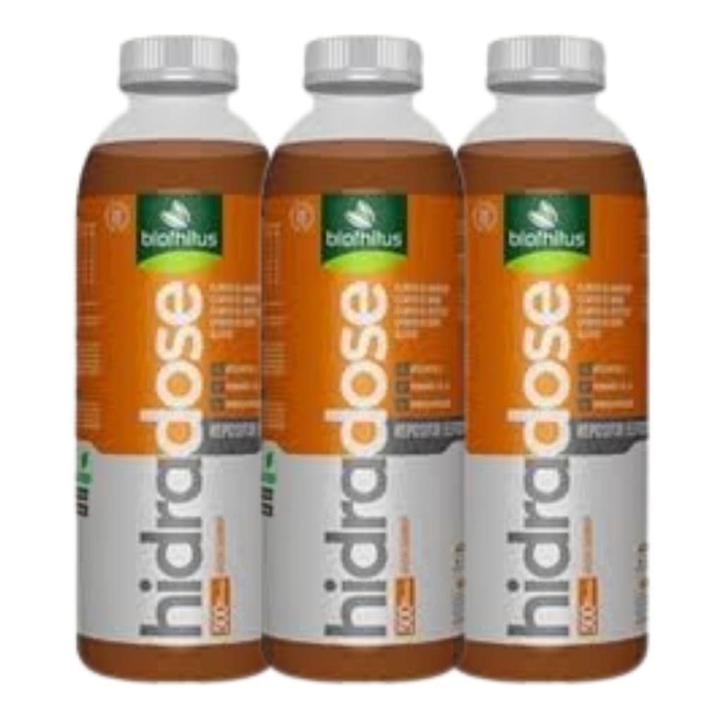 Kit 3 Hidradose Guaraná Repositor Eletrolítico 480mL Biophitus