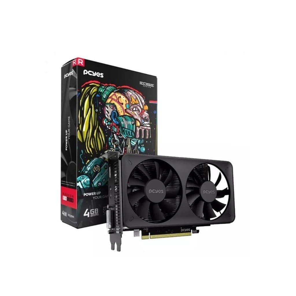 Placa De Vídeo Pcyes Edge Rx 550 4gb 128bit Gamer