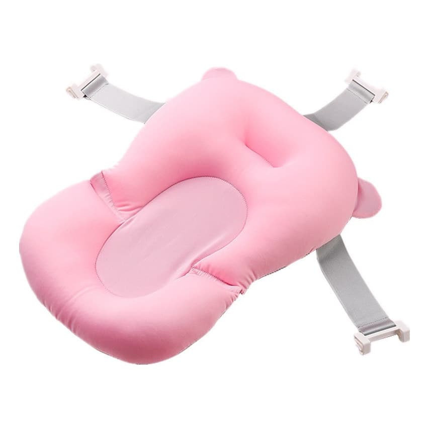 Almofada Para Banheira Infantil Rosa Primeiro Banho Bebê Recém-nascido