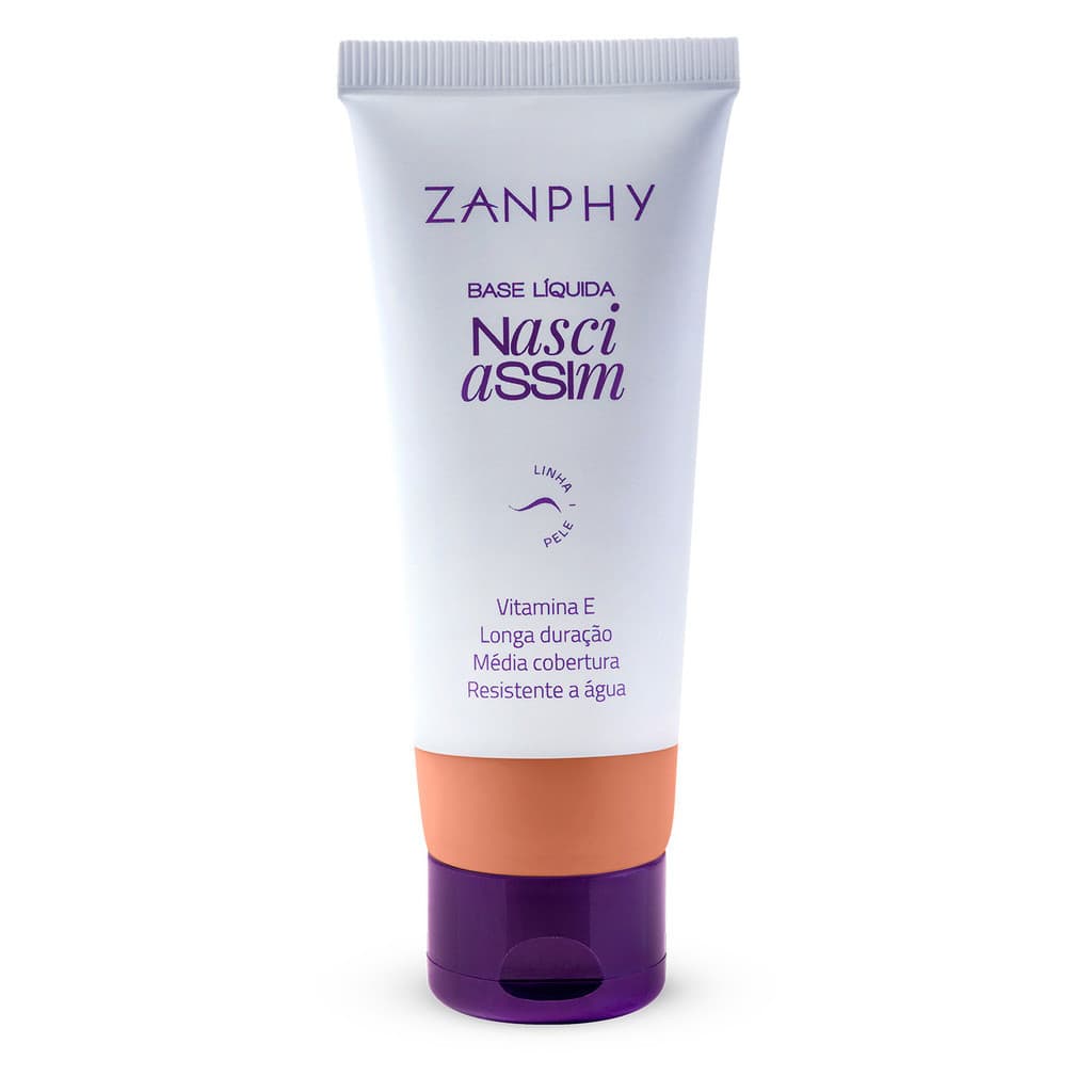 Base Liquida Matte Nasci Assim Cor 08  Linha Pele - ZANPHY