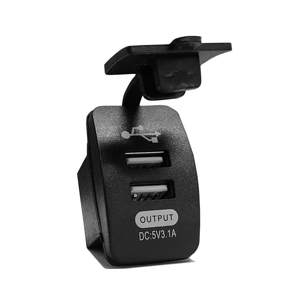 Tomada Usb Veicular 3.1a Encaixe Painel Camionete Trailers