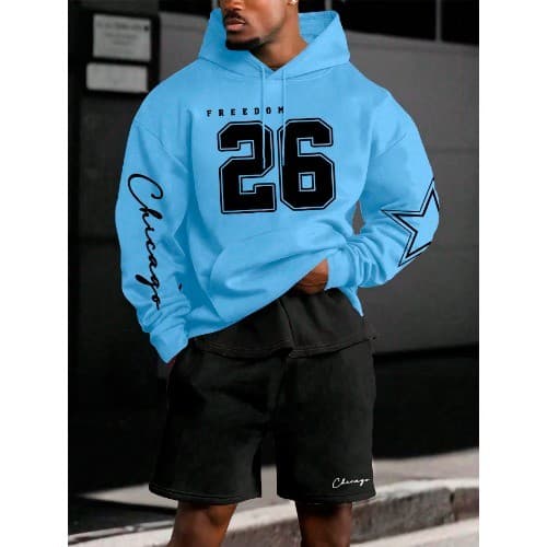Conjunto Masculino Moletom Streetwear + Bermuda de Moletom com estampa exclusiva lançamento passeio,academia/ casual