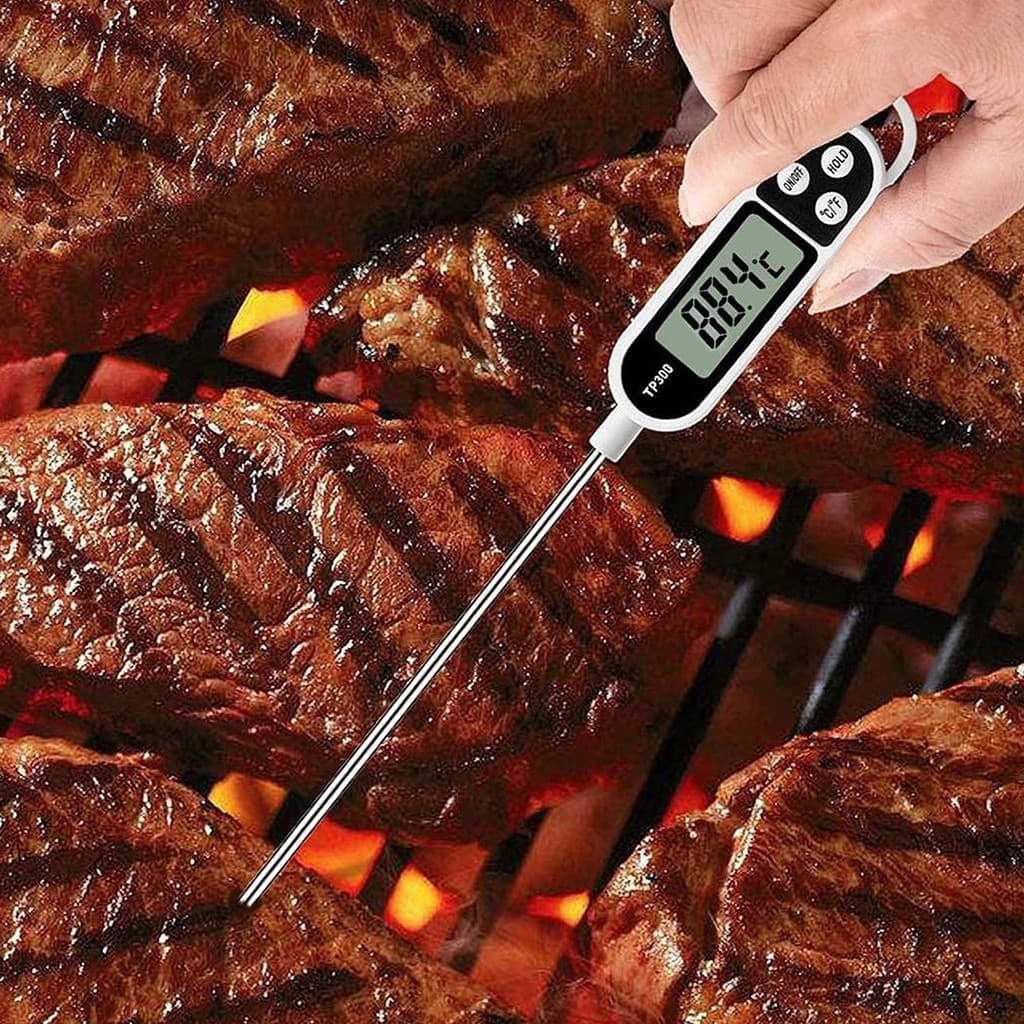 Termômetro Culinário Digital Espeto Alimentos Cozinha Tp300