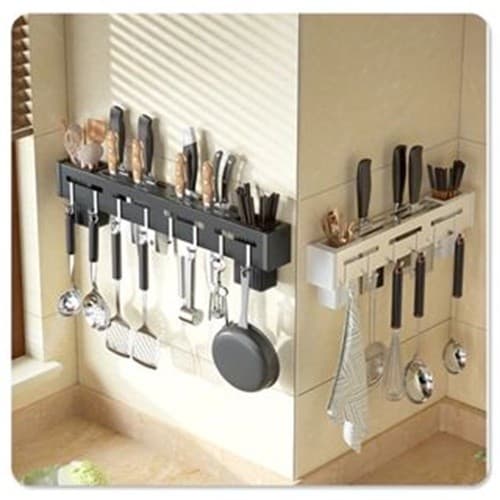 prateleiras de cozinha multiuso porta faca colher garfo talher suporte de organizador utensílios casa de cozinha domésticos (entrega em 24 horas)