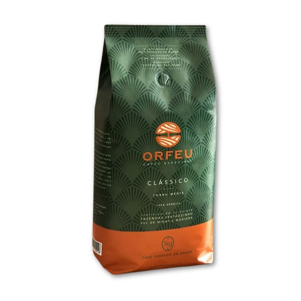 1Kg Café em Grãos Especial Orfeu Clássico 100% Arábica