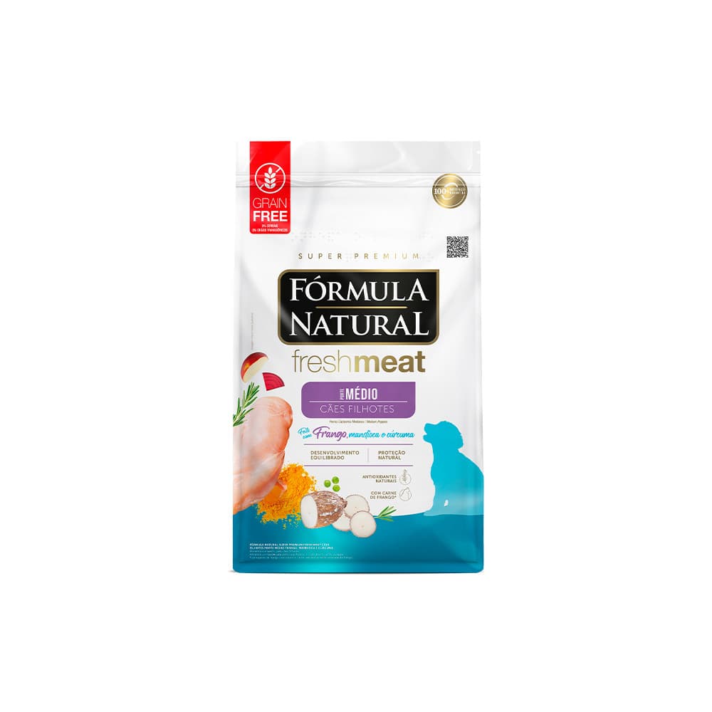 FORMULA NATURAL FRESH MEAT FILHOTE MEDIO 12KG