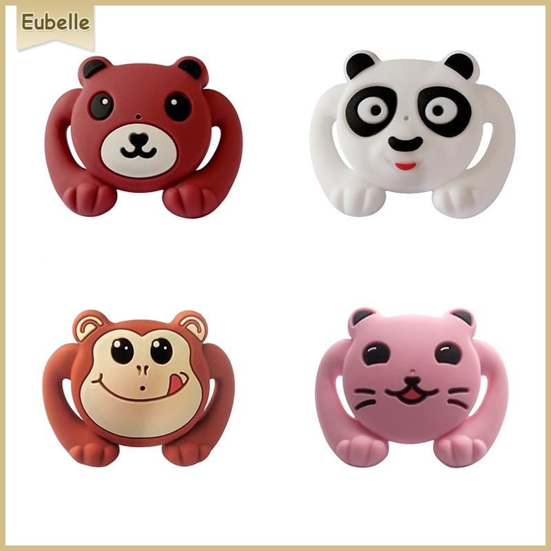 Chupeta de Silicone para bebê Bebê engraçado chupetas de bichinho zoo