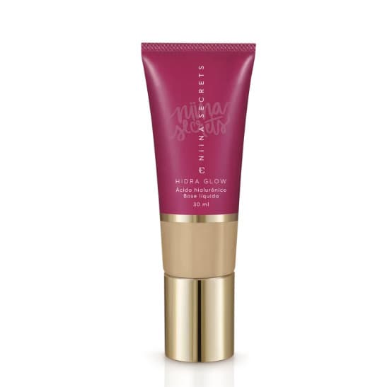 NIINA SECRETS BASE LIQUIDA HIDRA GLOW DE ALTA COBERTURA - 30ML COR 10