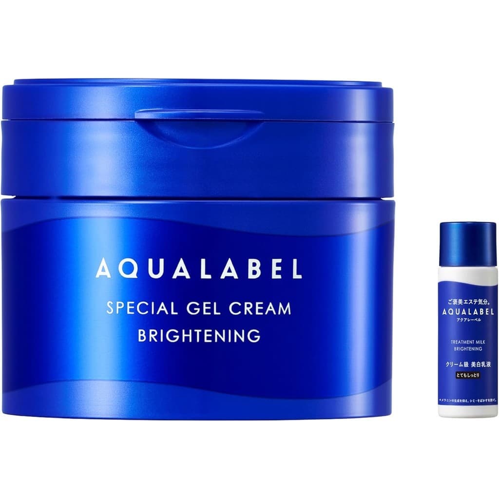 Aqua Label Gel Creme Especial EX (Iluminador) 90g + Mini | All-in-One Clareador E Anti-Idade Enviado De Japão
