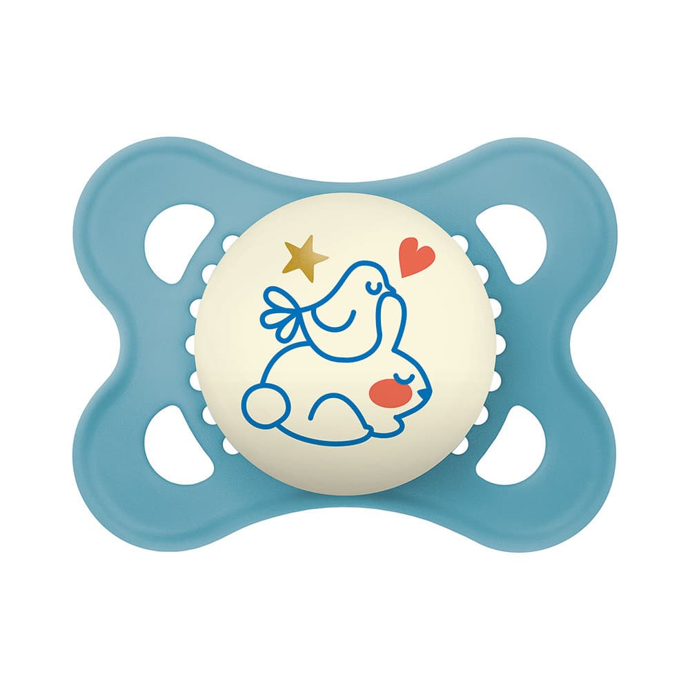 CHUPETA MAM ORIGINAL NIGHT 0-6 MESES - EMBALAGEM UNITARIA AZUL REF CH22211
