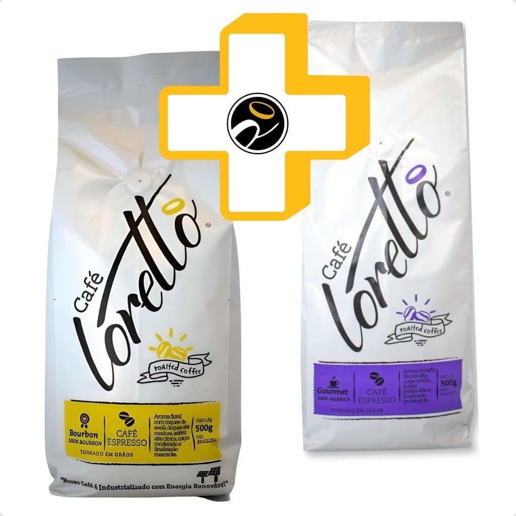 Café Torrado em Grãos Arábica Bourbon Amarelo Gourmet Organico 1Kg Torra Média