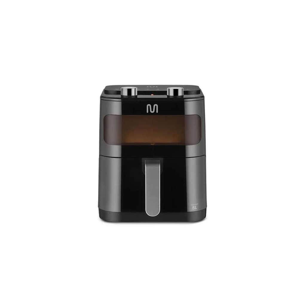 Fritadeira Air Fryer Multilaser Digital  5L Visor Gourmet 1500w - GO221 / GO222