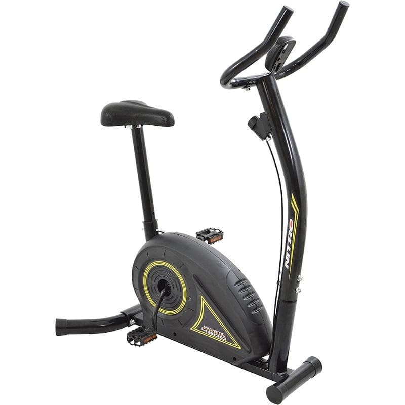 Bicicleta Ergométrica Vertical Magnética Nitro 4300 Polimet Residencial Profissional Fitness