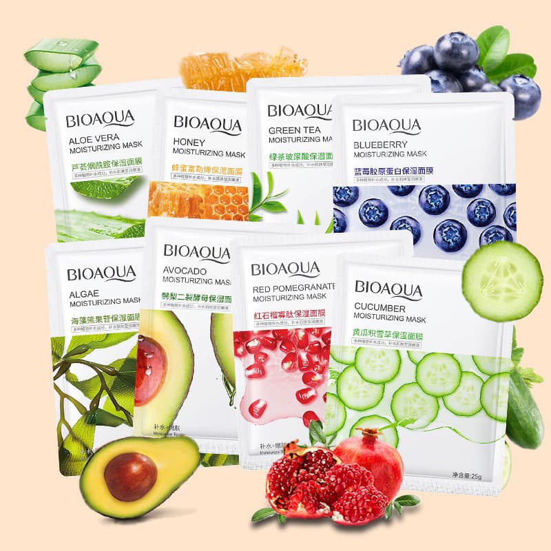 3 ou 6 Pçs Máscara hidratante facial Skin Care cuidados com a pele em Gel