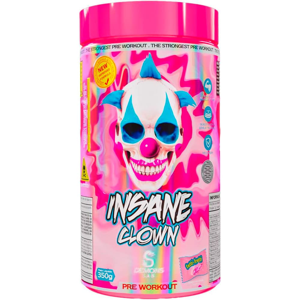 Pre Treino Insane Clown Tutti Fruit 350g - Demons Lab