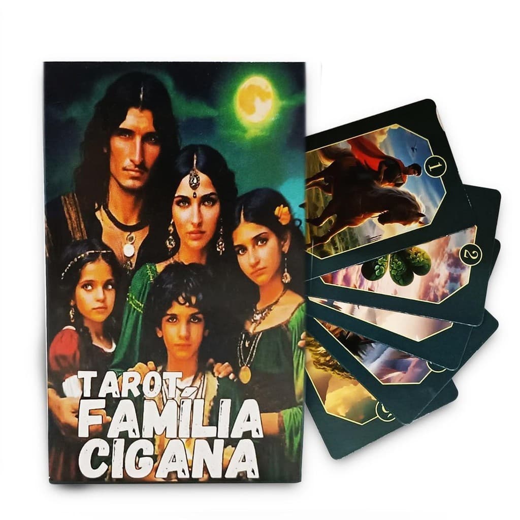 Baralho Tarô Ajuda Espiritual Família Cigana 36 cartas