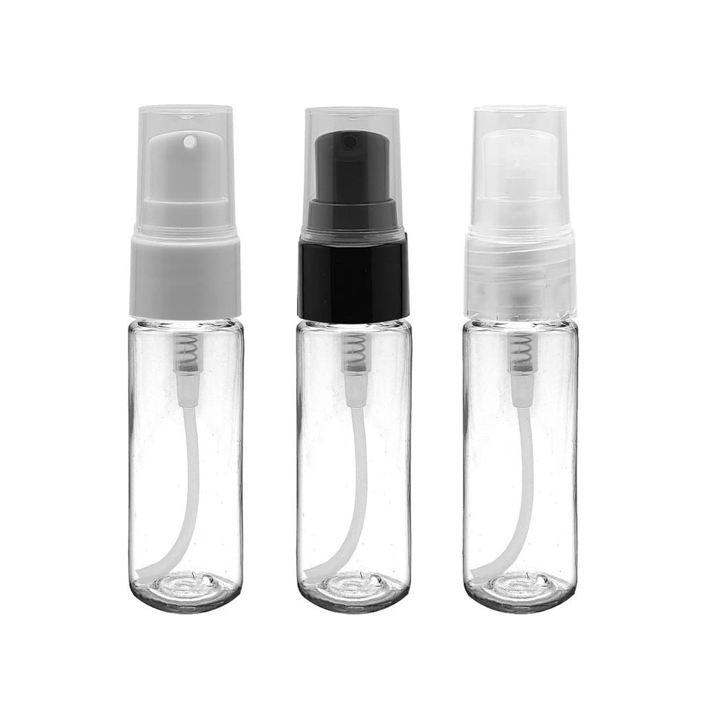 10 Frascos 25 Ml em Plástico Pet com Válvula Reparadora para Shampoo creme Gel