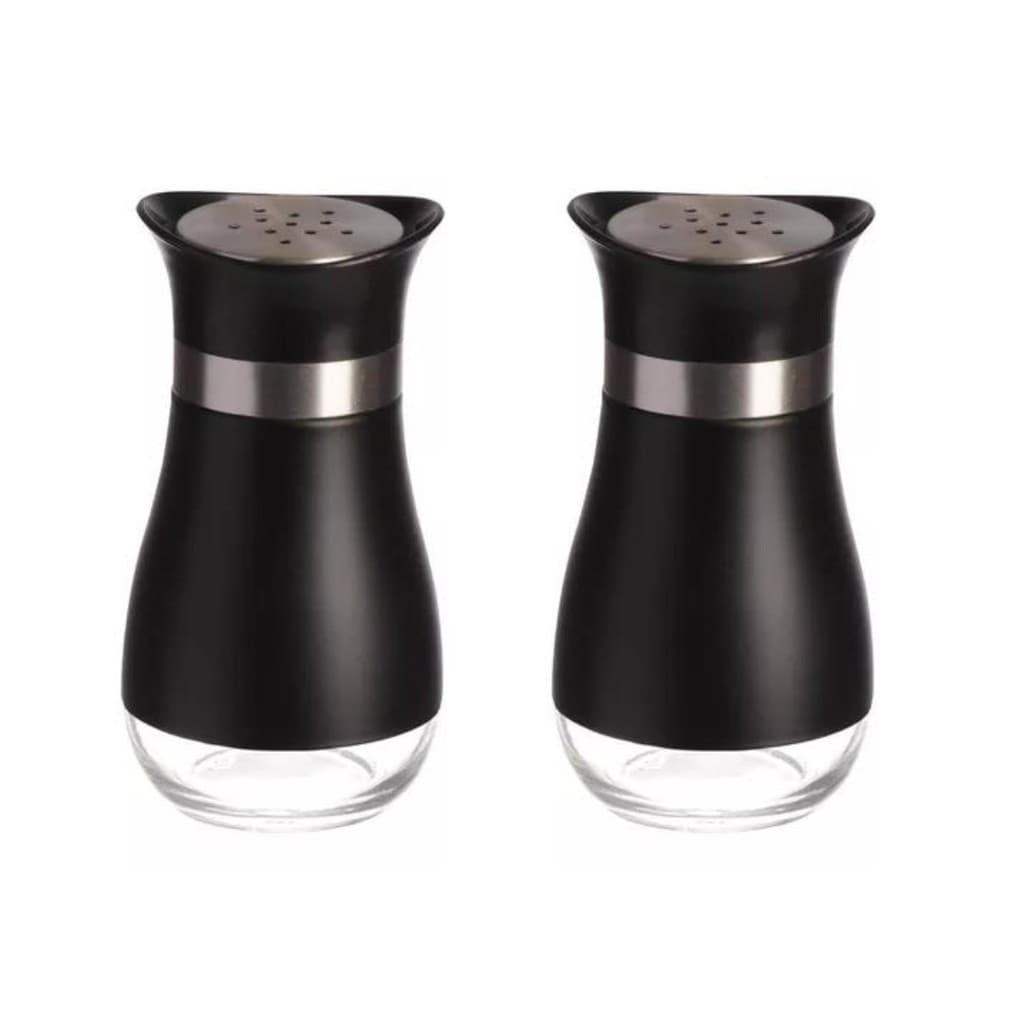 Porta condimento saleiro de mesa temperos tampa inox colors 1 unidade Porta Tempero - 120 ml