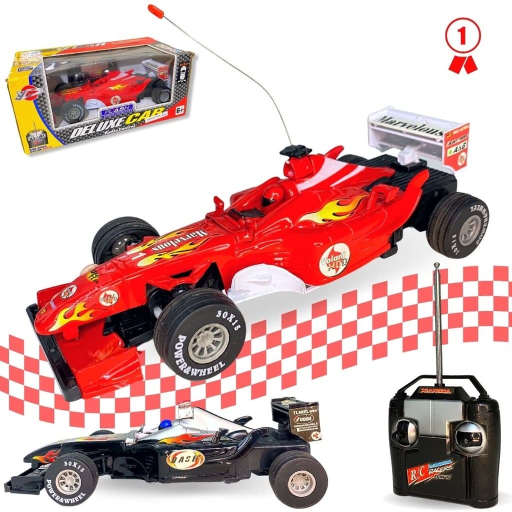 Carrinho De Controle Remoto Formula 1 Brinquedo Infantil