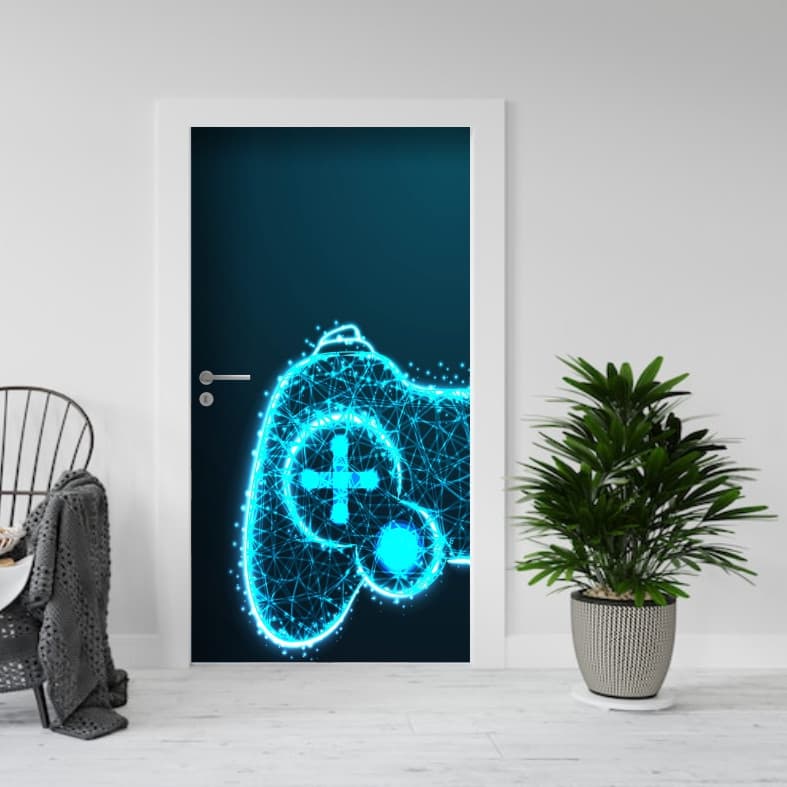 Adesivo Decorativo Porta Game Controle Videogame