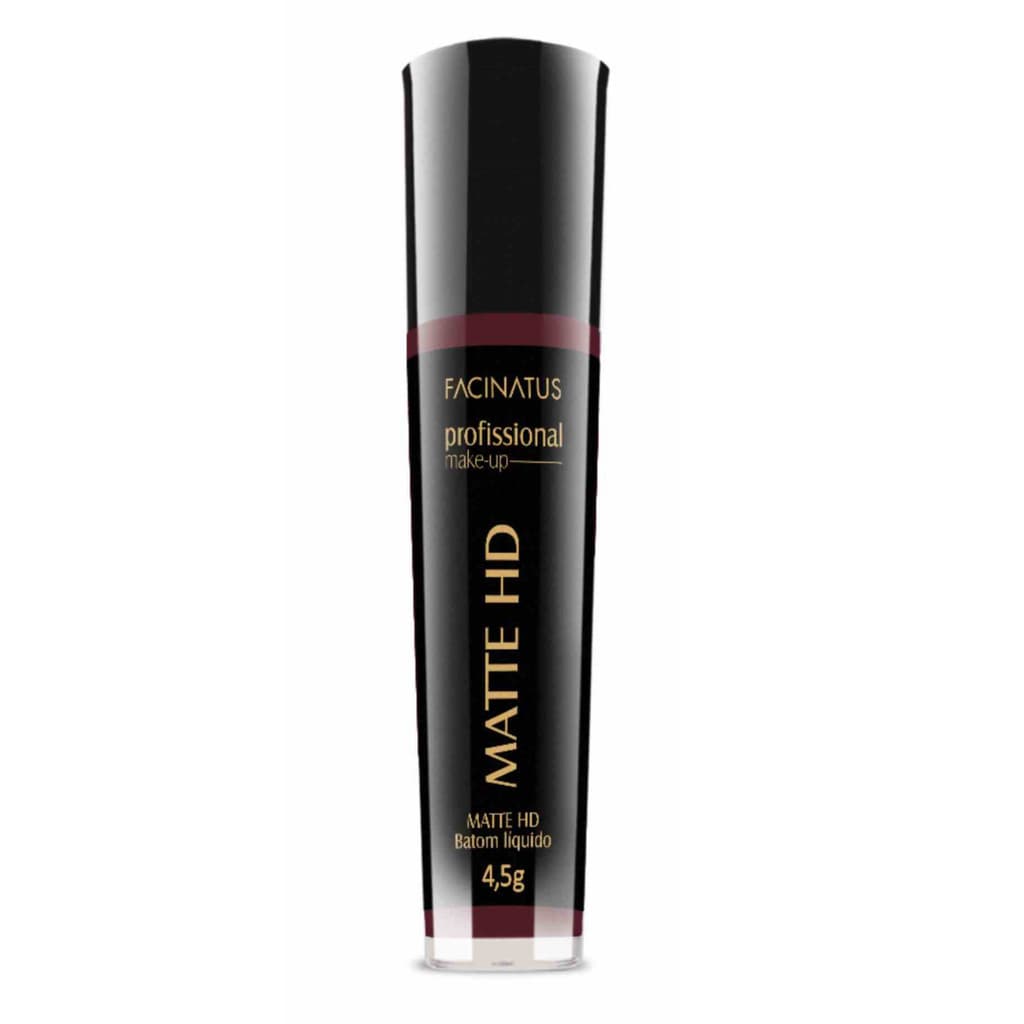 Batom Líquido Cor Marsala Batom Matte Hd Aveludado Com Cacau