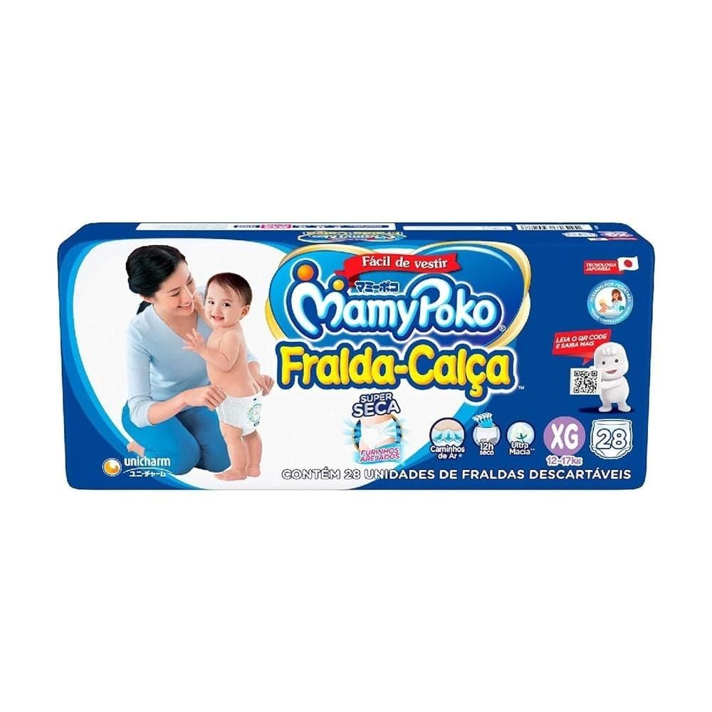 Fralda-Calca MamyPoko XG 28 Unidades