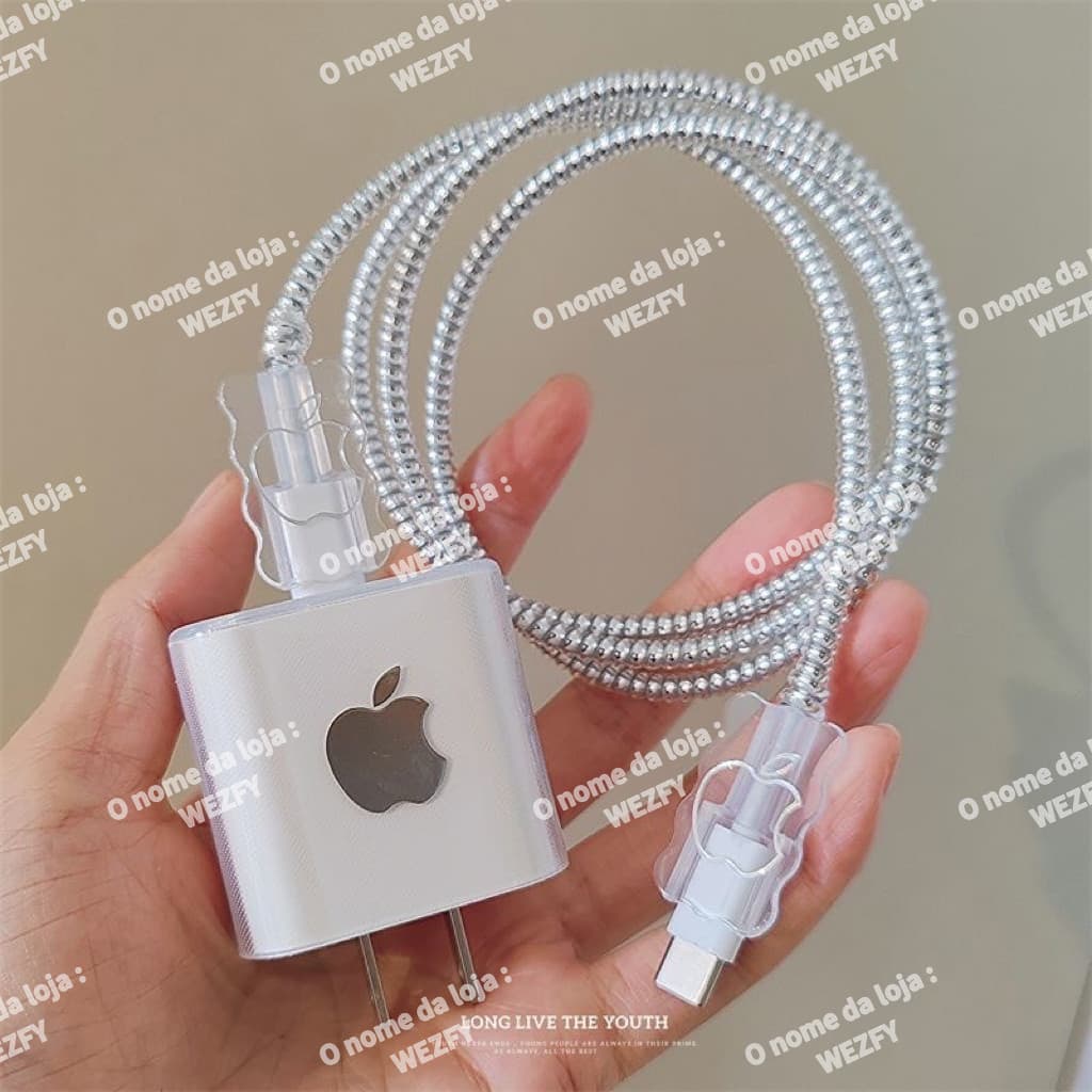 WEZFY 8FC  Apple 15 carregador caso 20w cabo de dados 11/12 para iPhone14pro carregador rápido 13ipad
