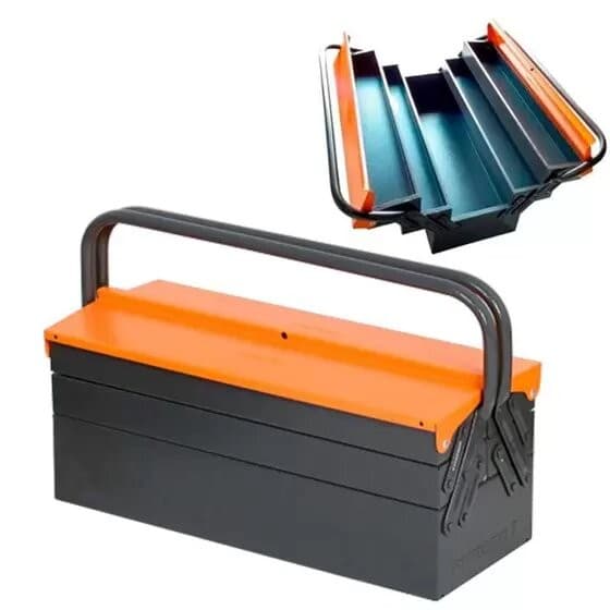 Caixa Para Ferramentas Sanfonada 5 Gavetas de aço 42 Cm