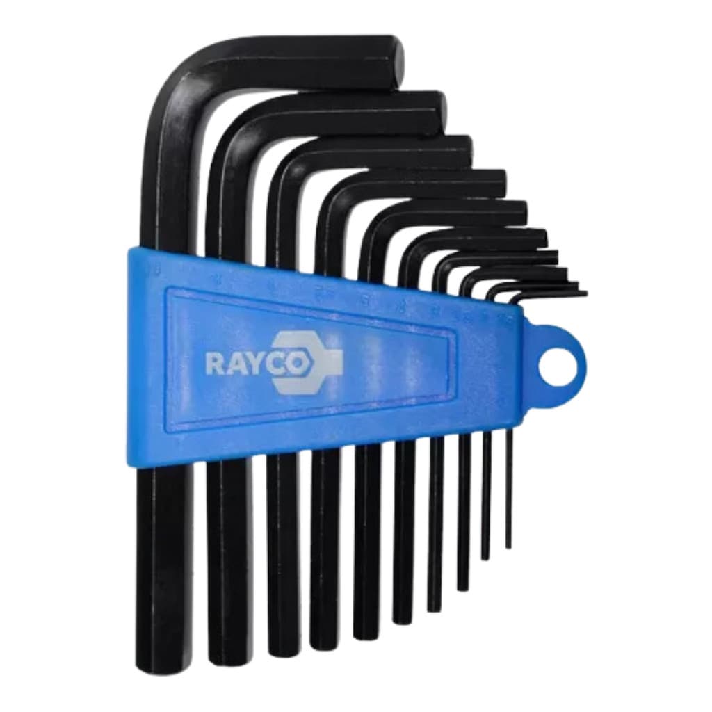 Jogo De Chave Allen 1,5 A 10mm 10 Peças Fosfatizada Estojo