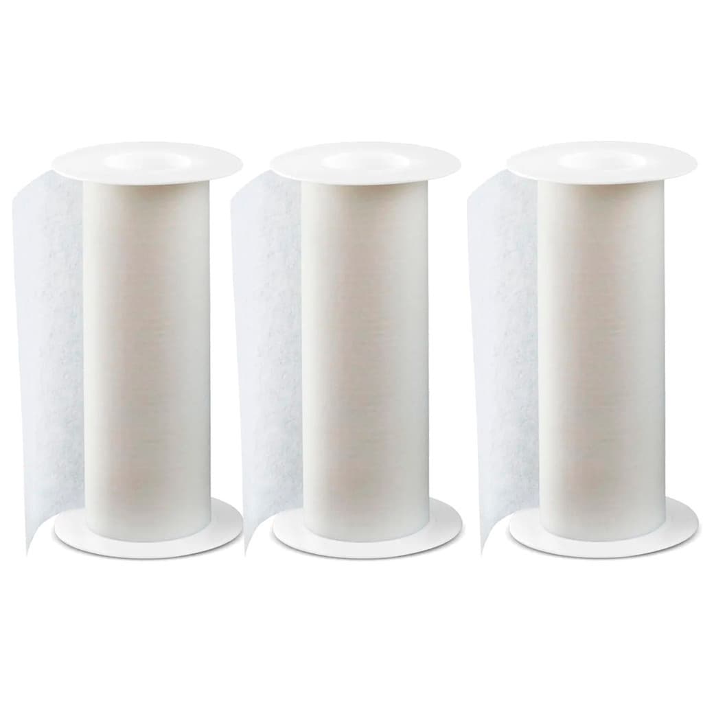 Kit Micropore Fita microporosa grande 10x4,5cm 3 unid. Branco com ANVISA