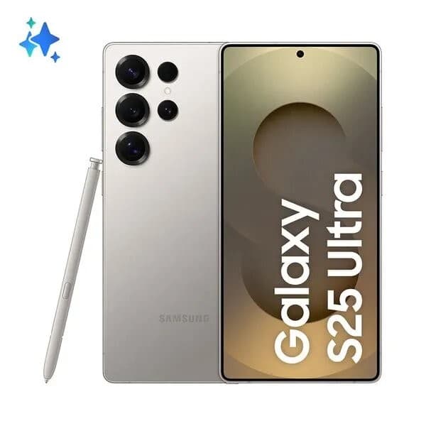 Smartphone Samsung Galaxy S25 Ultra 256GB 5G - Titânio Cinza, Caneta S Pen, Câmera Quadrupla 200MP, RAM 12GB, Tela 6.9"
