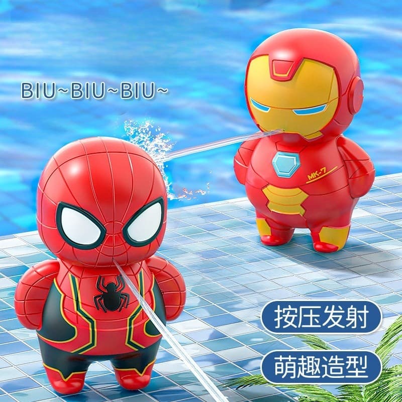 1 Peça Brinquedos Infantis Homem Aranha Desenho Animado Para Fazer Água Banheiro Bebê Banho Ao Ar Livre Kuromi De Pulver