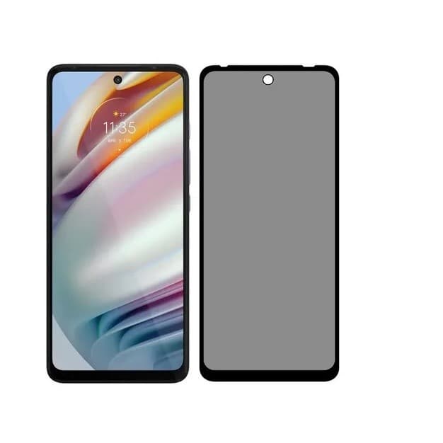 Película De Vidro Privativa 3D 9D Anti Espiao Para Motorola Moto G31 / Moto G41