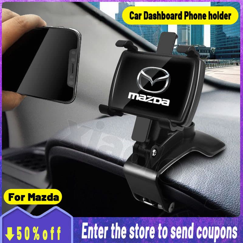 Para Mazda Suporte Do Telefone Carro Multifuncional Painel Espelho Retrovisor Viseira De Sol Moda Acessórios