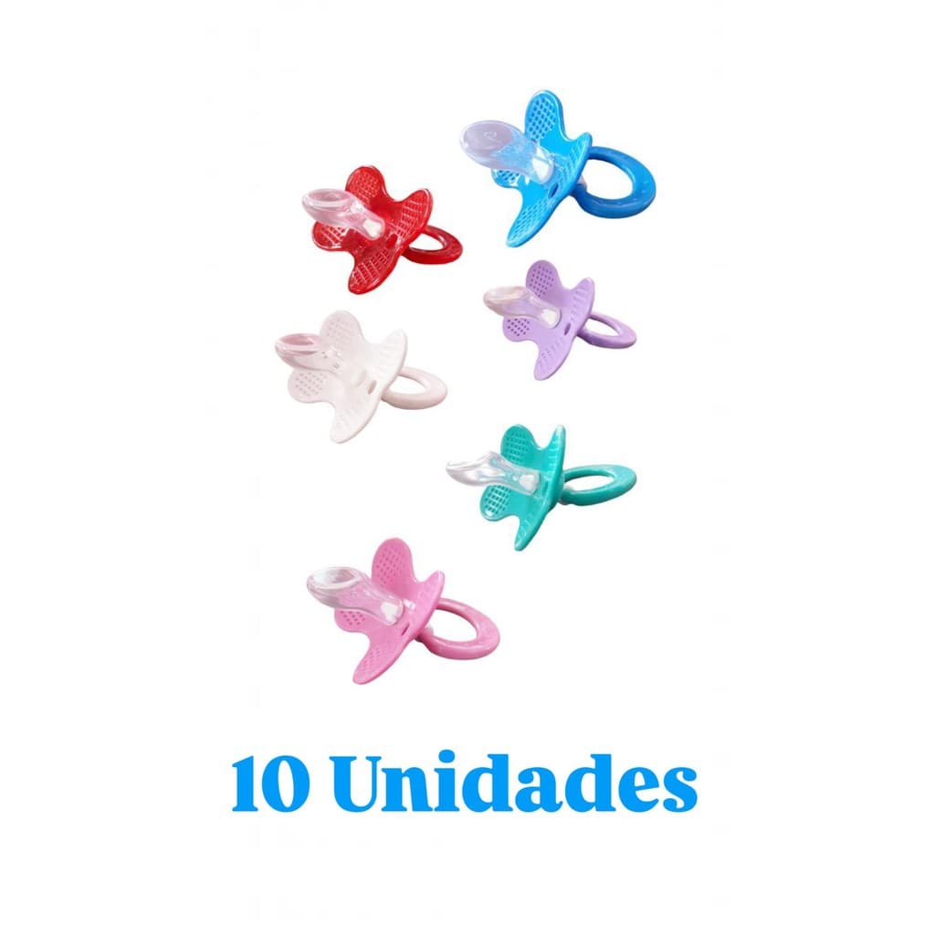 chupeta rendinha bico anatômico 10 unidades Baby Nany