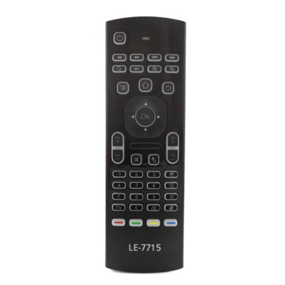 Controle Mini Teclado Air Mouse Wireless 2.4G Sem Fio Android TV
