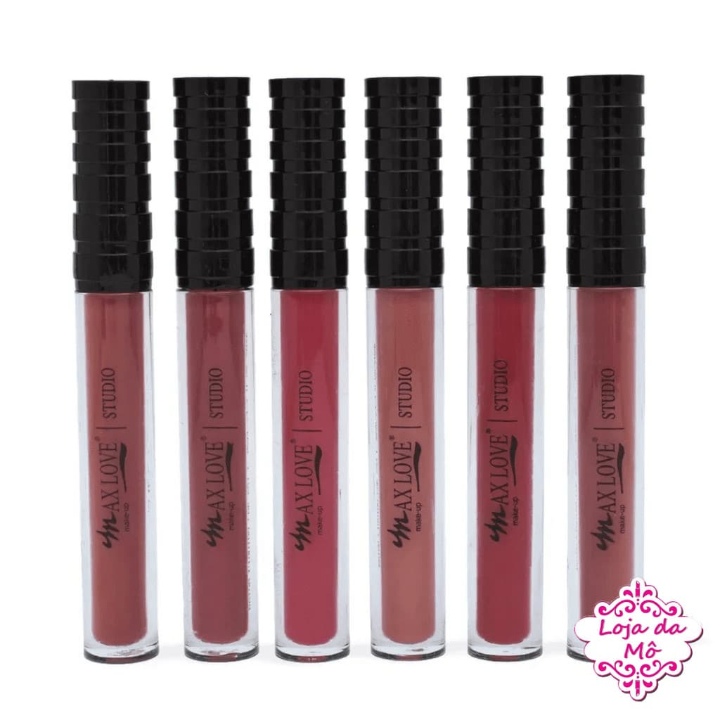 Batom Líquido Matte Nude 30 Horas 650 a 655  Max Love