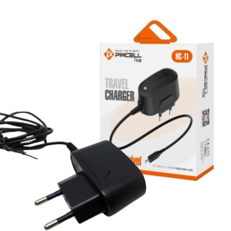 Carregador Pmcell V8 Rapido Bivolt  Preto HC11 Original Envio Imediato